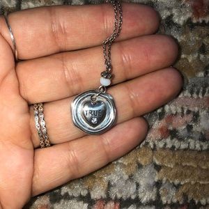 Silver Brighton necklace
